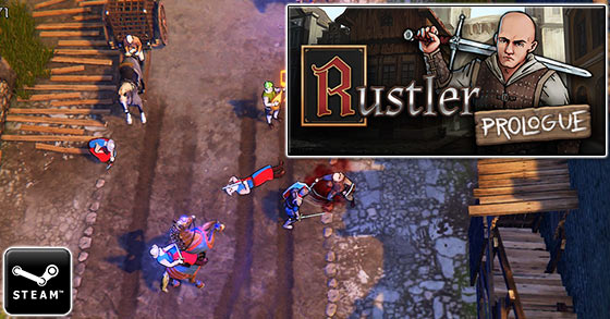 the crazy open-world medieval themed arpg rustler has just announced its free prologue