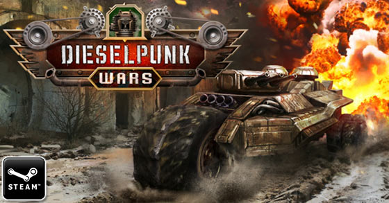 the vehicle building combat game dieselpunk wars is coming to steam this june 2020