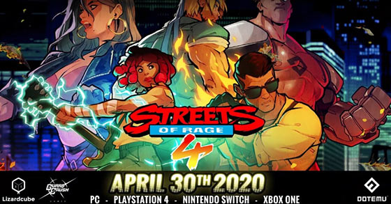 streets of rage 4 is coming to pc ps4 xbox one and nintendo switch on april 30th 2020