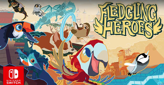 the side-scrolling flap-em-up game fledgling heroes is coming to the nintendo switch on may 7th 2020