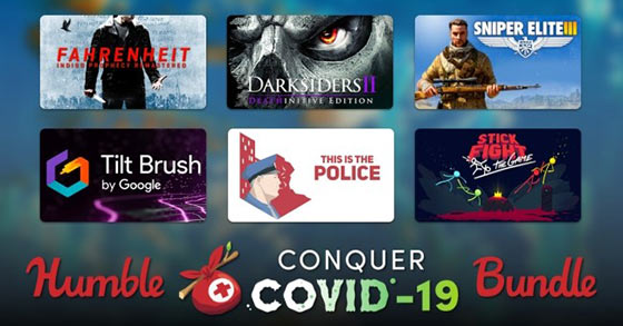 thq nordic has just announced that they are a part of the humble conquer covid 19 bundle