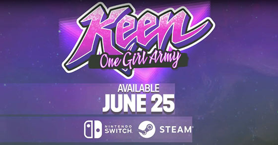 keen one girl army is coming-to steam and nintendo switch on june 25th 2020