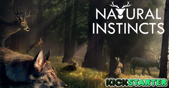 the open-world survival sim strategy game natural instincts has just landed on kickstarter