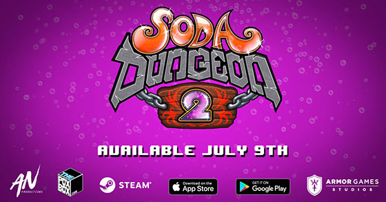 the soft drink-based dungeon crawler soda dungeon 2 is coming to steam and mobile on july 9th 2020