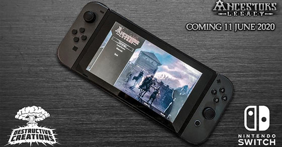 the squad based rts game ancestors legacy is coming to the nintendo switch on june 11th 2020