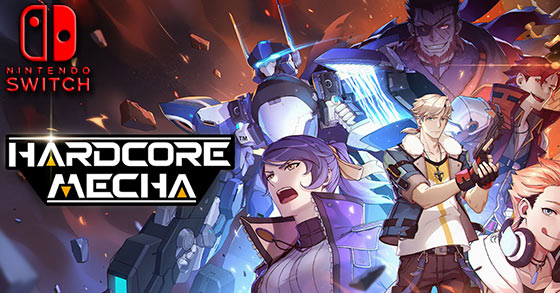 the 2d-robo combat platformer hardcore mecha is coming to the nintendo switch this october