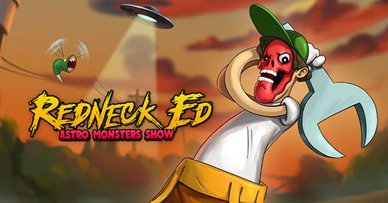 the arcade beat-em-up game redneck-ed astro monsters show is coming to pc in 2020