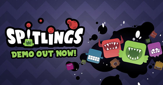 the cute hardcore arcade game spitlings has just released its free steam demo
