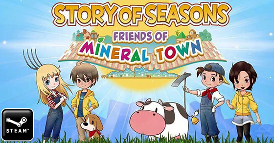 story of seasons friends of mineral town is now available for pc via steam