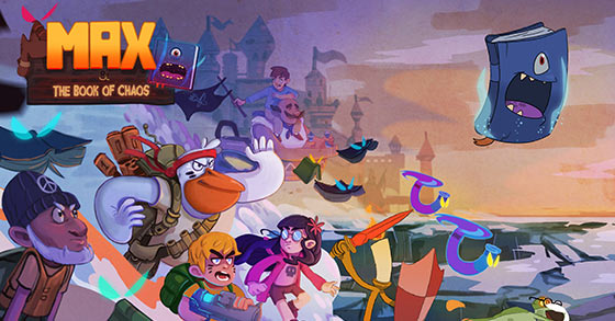 the action adventure game max and the book of chaos is now available on ps4 xbox one and the nintendo switch