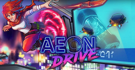 the speedrun action platformer aeon drive is coming to pc and consoles this summer 2020