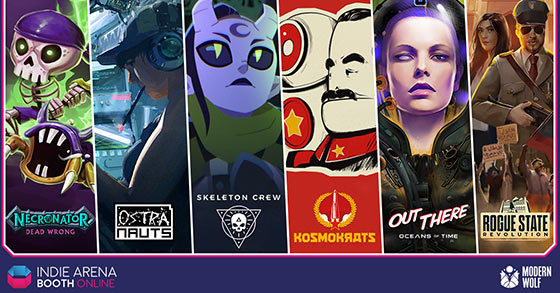 modern wolf is to bring six of their games to the indie arena booth at gamescom 2020
