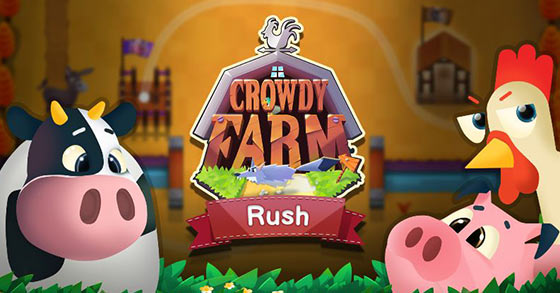 the farm-themed puzzle party game crowdy farm rush is now available for the nintendo switch