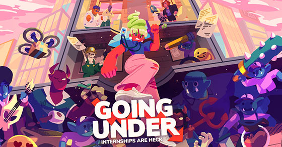 the satirical roguelite going under is coming to pc and consoles on september 24th 2020