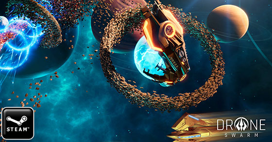 the sci-fi strategy aventure drone swarm is coming to steam on october 20th 2020