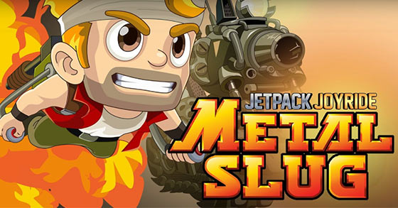 snk has just announced that their metal slug series-is going to have a time limited crossover in jetpack joyride