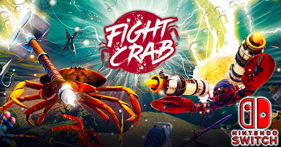 the crab-themed combat arena-brawler fight crab is now available for pre-order to the nintendo switch