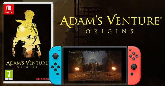 the physical release of adams venture origins is now available for the nintendo switch