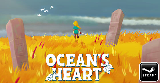 the pixel art arpg oceans heart is coming to pc via steam in early 2021