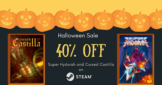 cursed castilla and super hydorah are now 40 percent off via the steam 2020 halloween sale