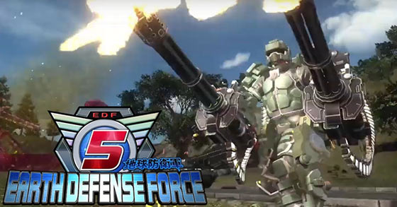 earth defense force-5 is now available physically for the ps4 in eu and na