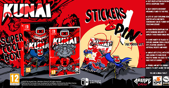 kunais special retail boxed edition is now available for the nintendo switch in europe