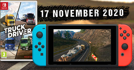 the truck driving sim truck driver is coming to the nintendo switch on november 17th 2020