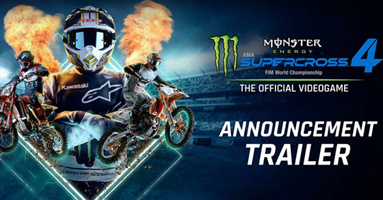monster energy supercross-the official videogame 4 is coming to pc and consoles on march 11th 2021
