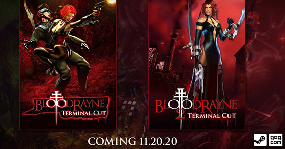 the enhanced versions of bloodrayne 1 and bloodrayne 2 is coming to pc this november