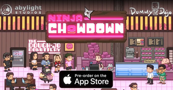 the hardcore runner ninja chowdown is now available for pre-order for ios