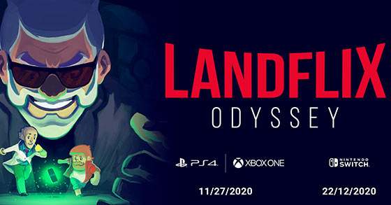 the retro-stylish action-platformer landflix odyssey is coming to the ps4 ps5 and xbox console series on november 27th