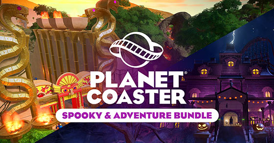 planet coaster console edition has just announced its spooky and adventure bundle