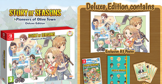 story of seasons pioneers of olive town has just announced its physical deluxe edition for the nintendo switch