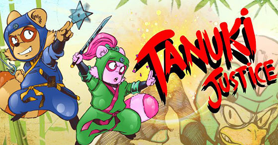 the action-packed run-and-gun game tanuki justice is coming to the nintendo switch on december 10th