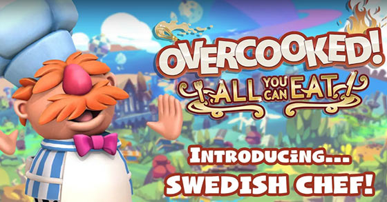 the muppets swedish chef has just joined overcooked all you can eat for a limited time