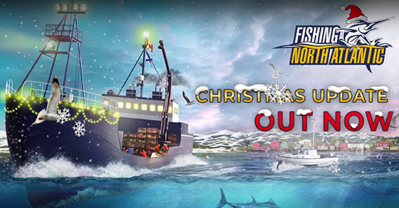 the realistic fishing sim fishing north atlantic has just released its special christmas update