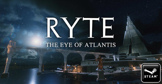 the myst inspired adventure vr game ryte the eye of atlantis is now available via steam