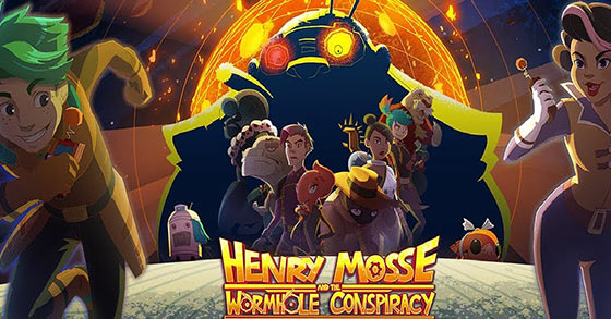 the retro sci-fi adventure game henry mosse and the wormhole conspiracy is coming to steam in 2021