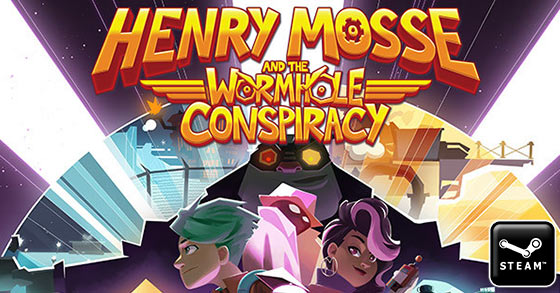 the retro sci-fi adventure game henry mosse and the wormhole conspiracy is coming to steam on february 4th