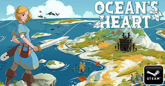 the zelda-like pixel art arpg oceans heart is coming to pc via steam on january 21st 2021