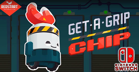 the charming grappling hook 2d platformer get a-grip-chip is coming to the nintendo switch on march 25th