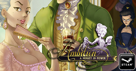 the diplomatic dating sim vn ambition a minuet in power is coming to steam in 2021