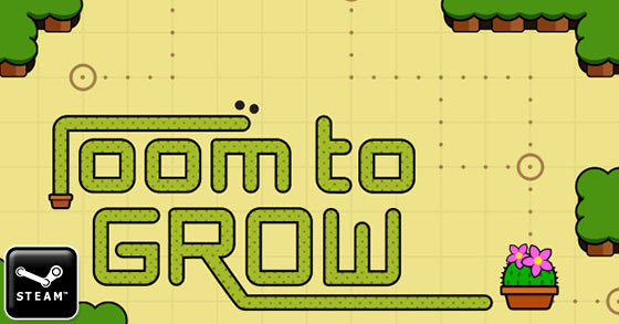 the plant pushing puzzle game room to grow is coming to steam on february 25th