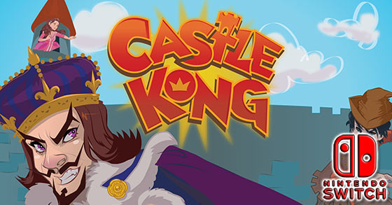 the retro-like arcade action platformer castle kong is coming to the nintendo switch on february 25th 2021