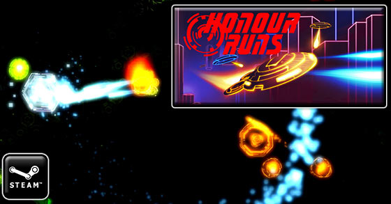 the visceral retro-inspired twin-stick shooter honour runs is coming to steam on february 16th 2021