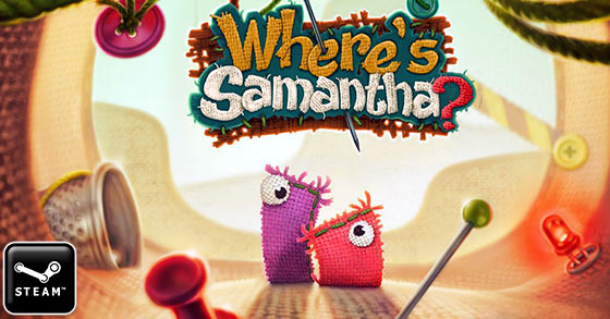 the 2d physics-based puzzle platformer wheres samantha is coming to steam on march 25th 2021
