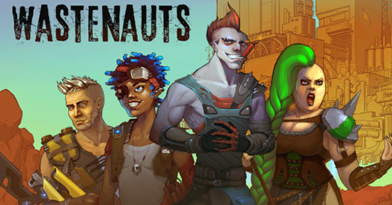 the award winning co-op rpg card crawler wastenauts is now live on kickstarter