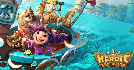 the norse-themed cartoon adventure game heroic expedition is coming to android on april 7th 2021