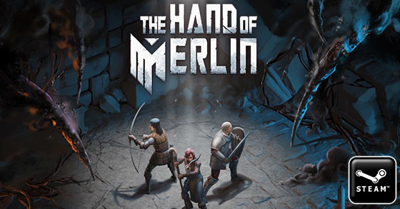 the sci-fi horror rogue-lite rpg the hand of merlin is coming to steam early access this may 2021