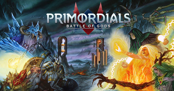 the tug of war strategy game primordials-battle of gods is now a f2p title via steam and the epic games store